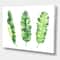 Designart - Tropical Banana Leaves Set - Farmhouse Canvas Wall Art Print